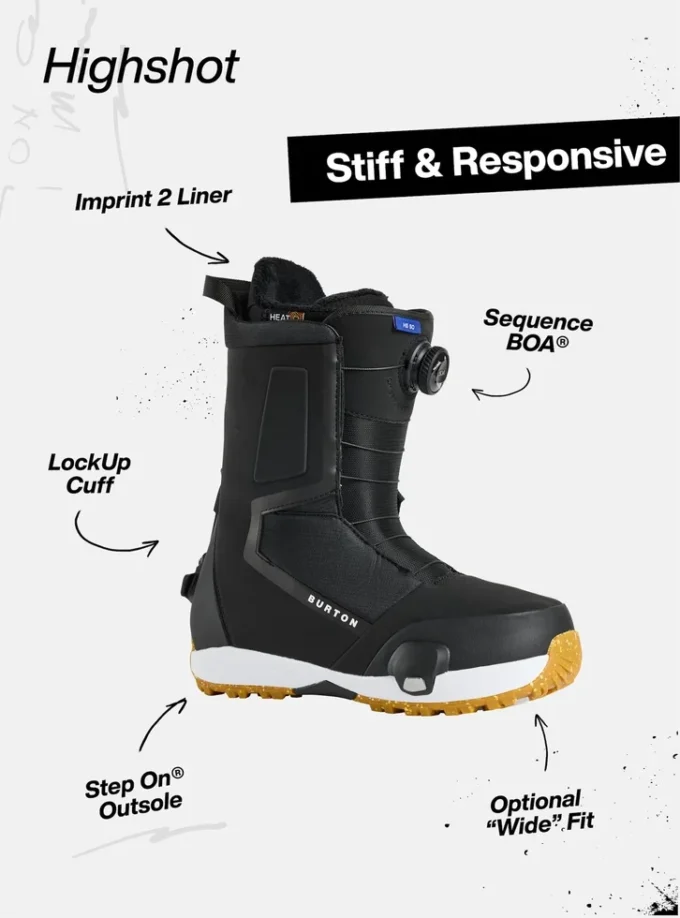 Bottes de snowboard Burton Highshot Step On® pour hommes