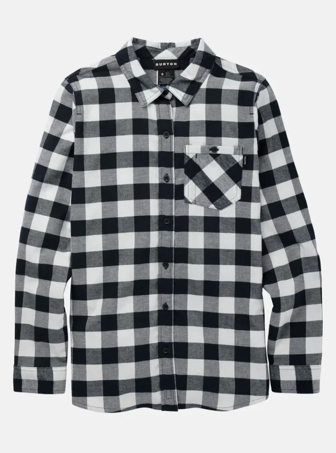 Chemise à manches longues en flanelle Burton Favorite pour femme Chemise à manches longues en flanelle Burton Favorite pour femme