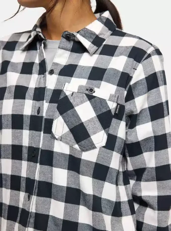 Chemise à manches longues en flanelle Burton Favorite pour femme Chemise à manches longues en flanelle Burton Favorite pour femme