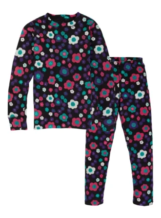 Ensemble de sous-vêtements en polaire Burton pour enfants