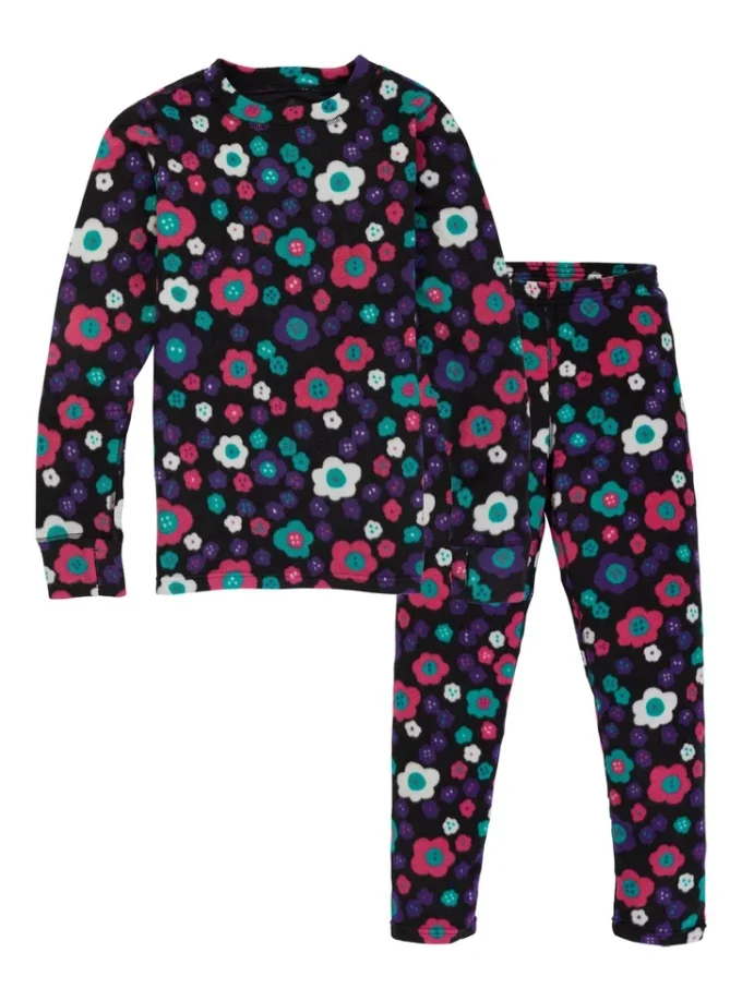 Ensemble de sous-vêtements en polaire Burton pour enfants