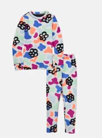Ensemble de sous-vêtements en polaire Burton pour enfants