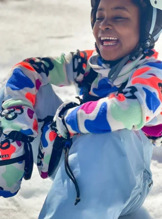Ensemble de sous-vêtements en polaire Burton pour enfants