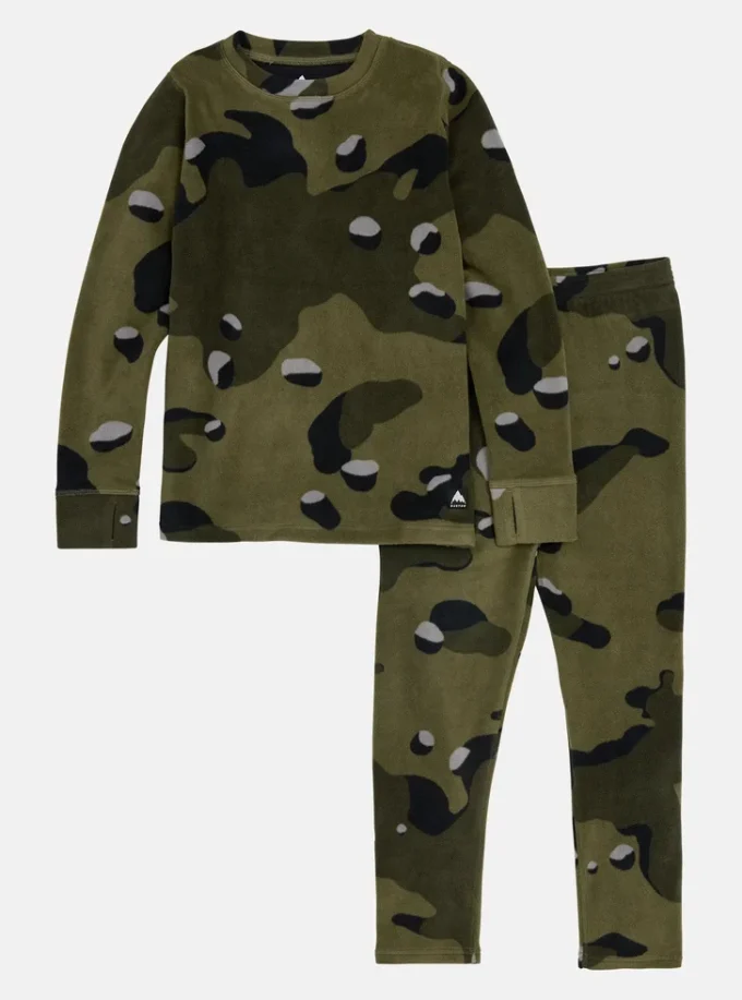 Ensemble de sous-vêtements en polaire Burton pour enfants (échantillon)