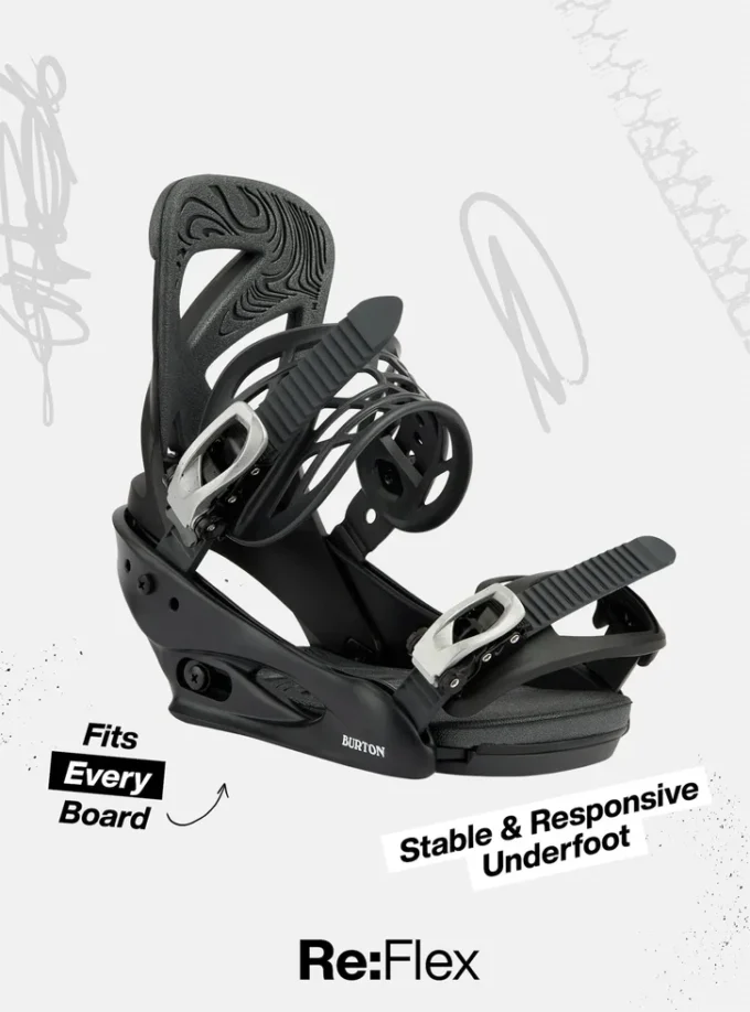 Fixations de snowboard Burton Cartel Re:Flex pour homme