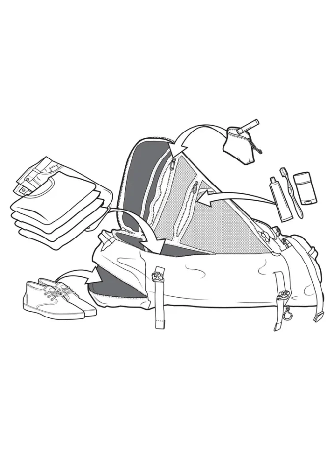 Grand sac de voyage Burton Multipath 90 L