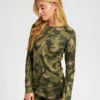 Haut à col rond Burton [ak]® Helium Power Grid™ Base Layer pour femme