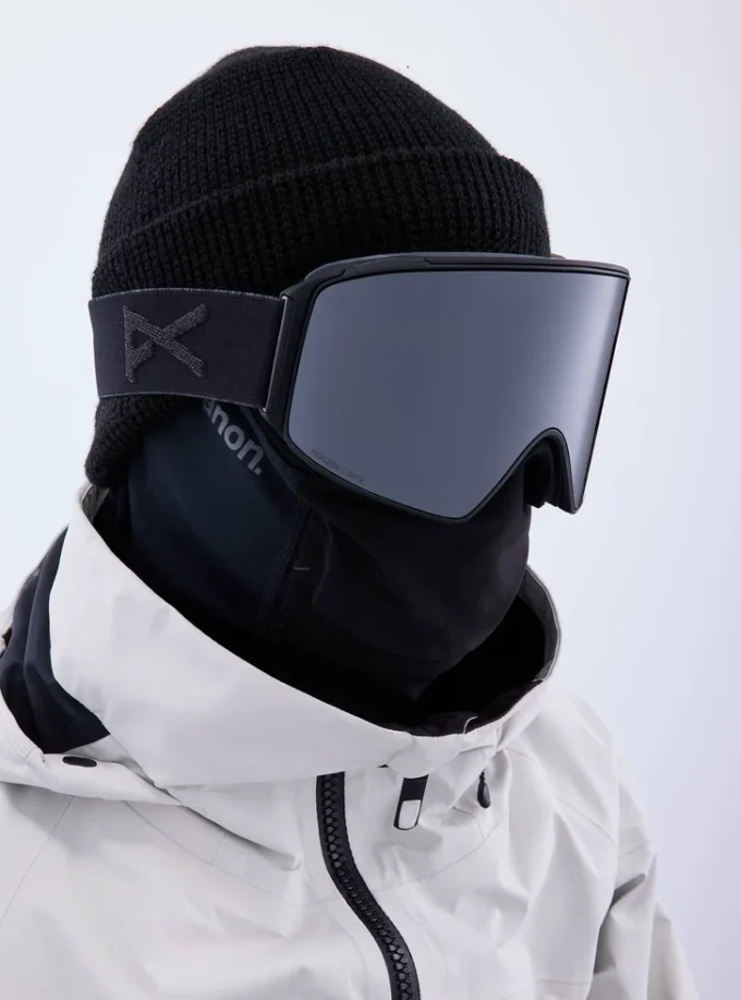 Masque Anon M4 Snapback (cylindrique) + lentille supplémentaire + masque facial MFI® Masque Anon M4 Snapback (cylindrique) + lentille supplémentaire + masque facial MFI®