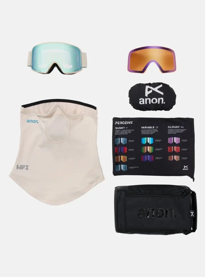 Masque Anon M6 + lentille supplémentaire + masque MFI® Masque Anon M6 + lentille supplémentaire + masque MFI®