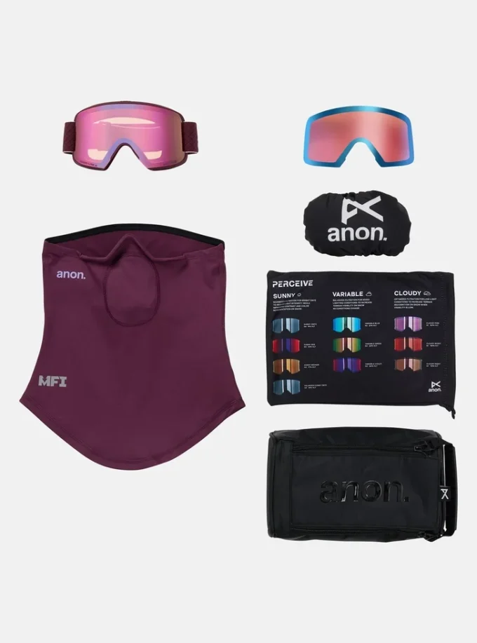 Masque Anon M6S + verres supplémentaires + masque MFI®