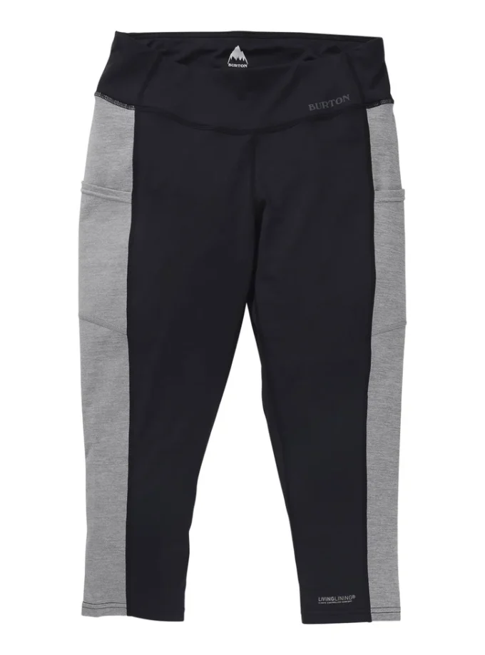 Pantalon trois-quarts Burton Midweight X Base Layer pour femmes Pantalon trois-quarts Burton Midweight X Base Layer pour femmes