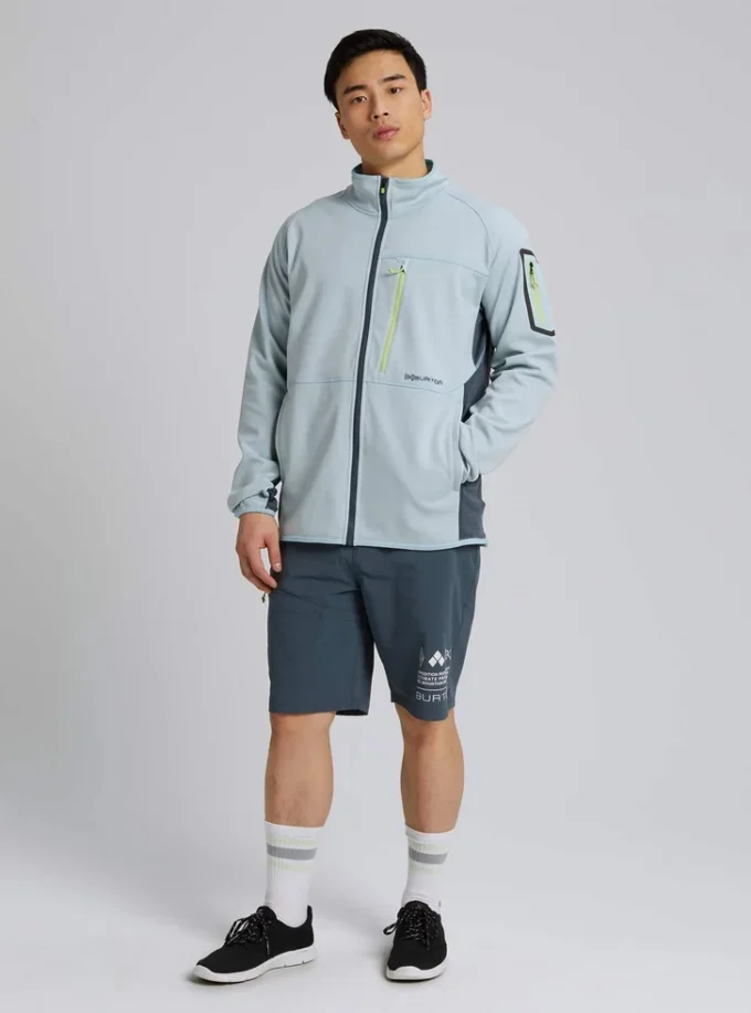 Polaire Burton [ak]® Polartec® Grid à fermeture éclair intégrale