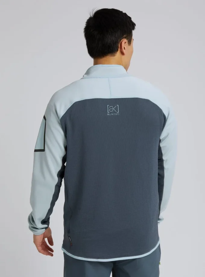 Polaire Burton [ak]® Polartec® Grid à fermeture éclair intégrale