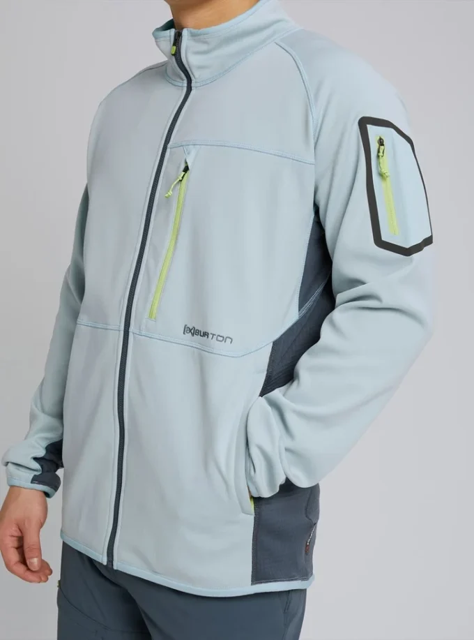Polaire Burton [ak]® Polartec® Grid à fermeture éclair intégrale