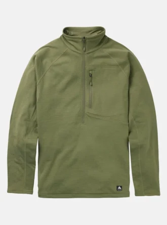 Polaire à demi-zip Burton Stockrun Grid pour homme (échantillon)