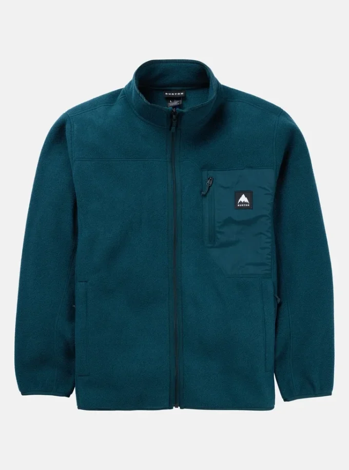 Polaire à fermeture éclair intégrale Burton Cinder pour homme
