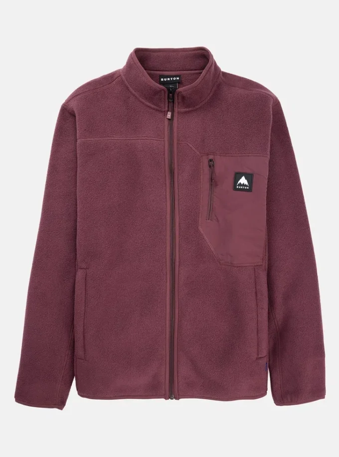 Polaire à fermeture éclair intégrale Burton Cinder pour homme