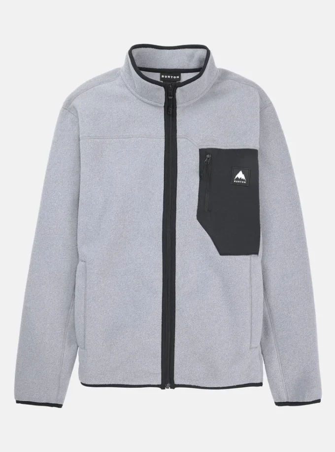 Polaire à fermeture éclair intégrale Burton Cinder pour homme