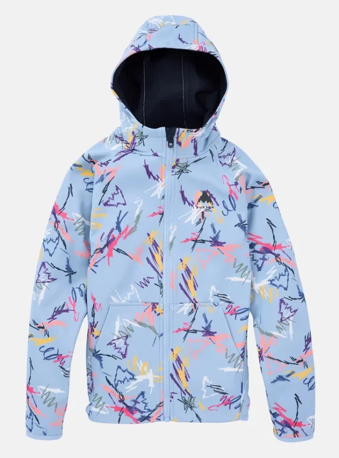 Polaire à fermeture éclair intégrale Burton Crown Weatherproof pour enfants