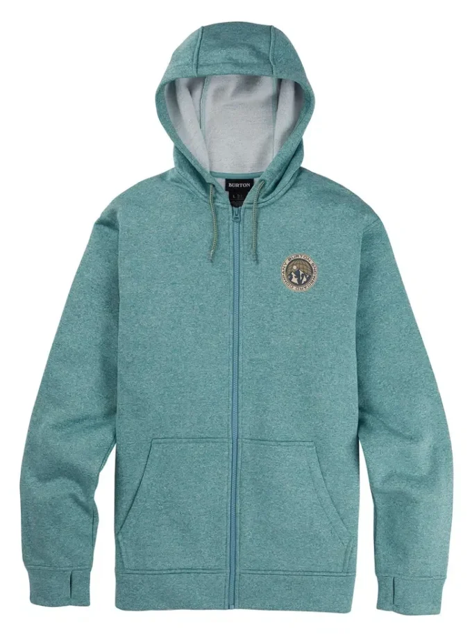 Polaire à fermeture éclair intégrale Burton Oak Seasonal pour homme Polaire à fermeture éclair intégrale Burton Oak Seasonal pour homme