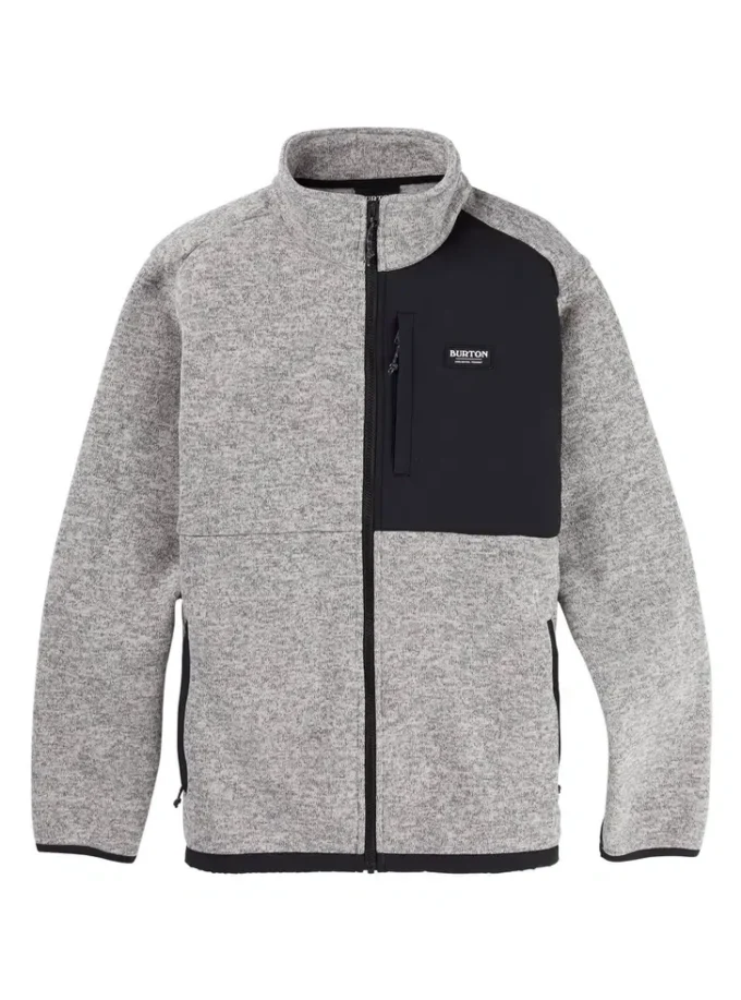 Pull Burton Hayrider pour homme Polaire à fermeture éclair intégrale