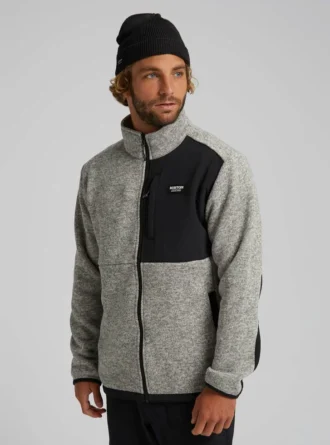Pull Burton Hayrider pour homme Polaire à fermeture éclair intégrale