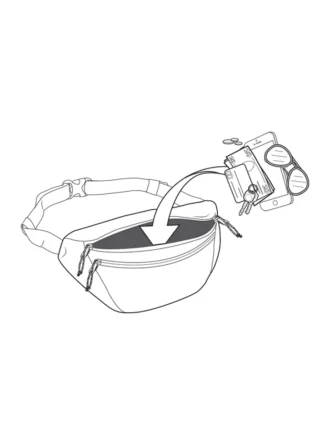 Sac banane Burton 3L