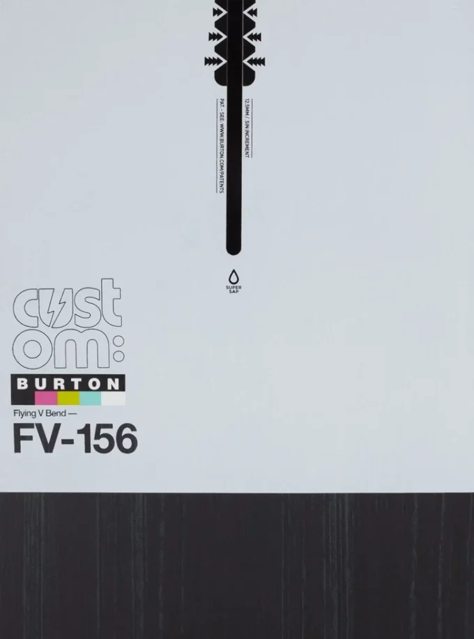 Snowboard Burton Custom Flying V pour hommes