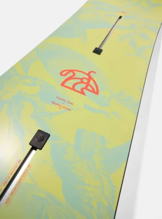 Snowboard Burton Family Tree Sketch Artist Camber