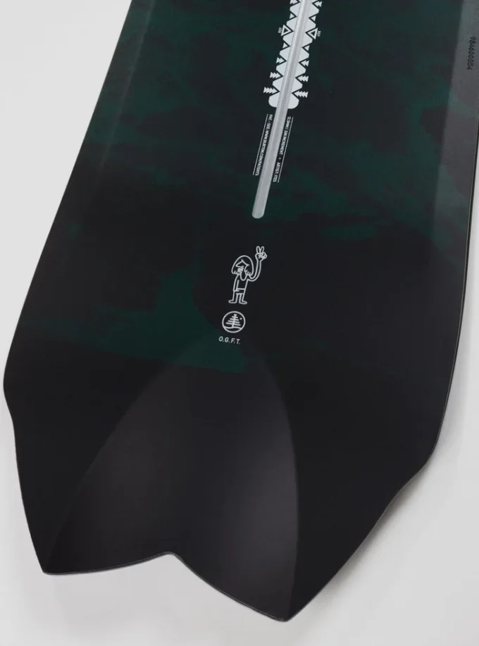 Snowboard directionnel à plateau plat Burton Fish 3D pour homme Snowboard directionnel à plateau plat Burton Fish 3D pour homme
