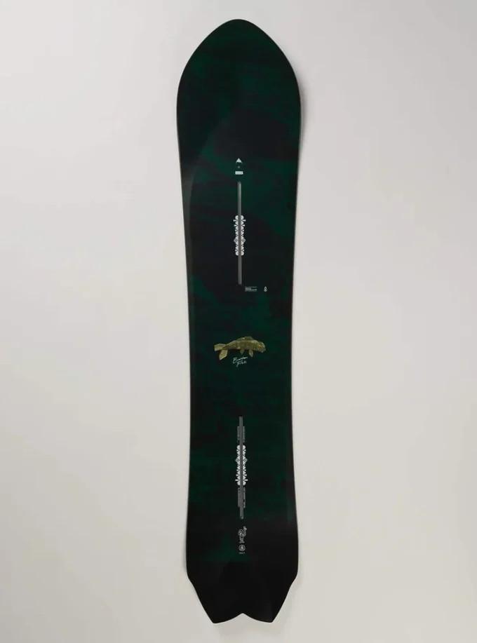 Snowboard directionnel à plateau plat Burton Fish 3D pour homme Snowboard directionnel à plateau plat Burton Fish 3D pour homme