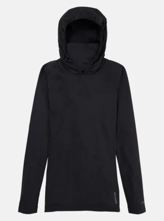 Sweat à capuche à col long Burton Midweight X Base Layer pour femme