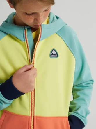 Sweat à capuche zippé Burton Crown Bonded pour enfant