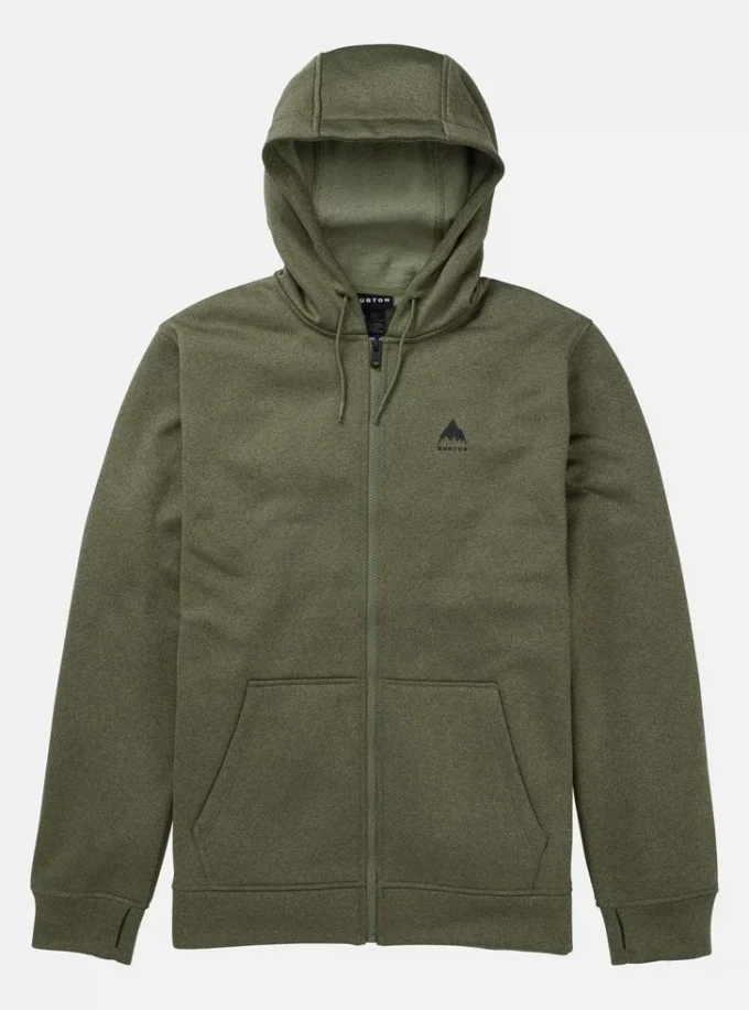 Sweat à capuche zippé Burton Oak pour homme