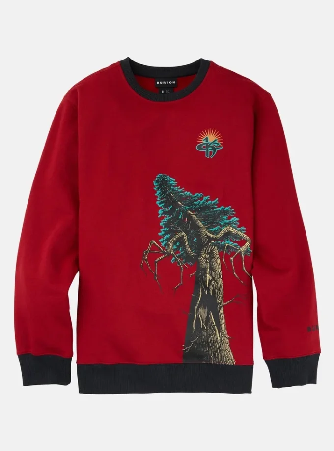 Sweat-shirt Burton 1995 Kelly Air Crew Sweat-shirt Burton 1995 Kelly Air Crew
