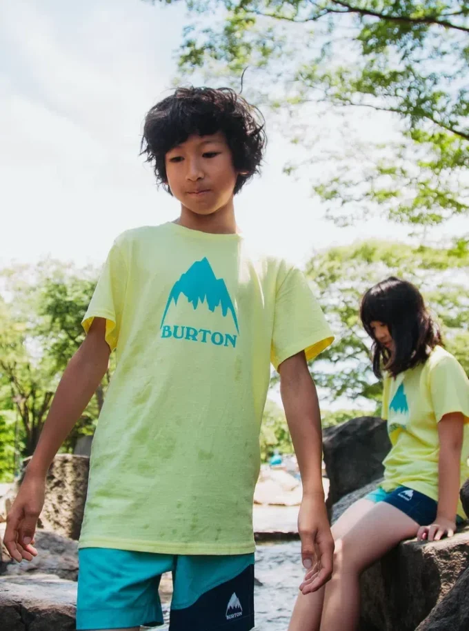 T-shirt à manches courtes Burton Classic Mountain High pour enfants