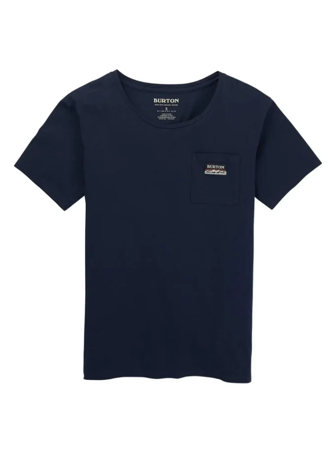 T-shirt à manches courtes et poche Burton Classic pour femme T-shirt à manches courtes et poche Burton Classic pour femme