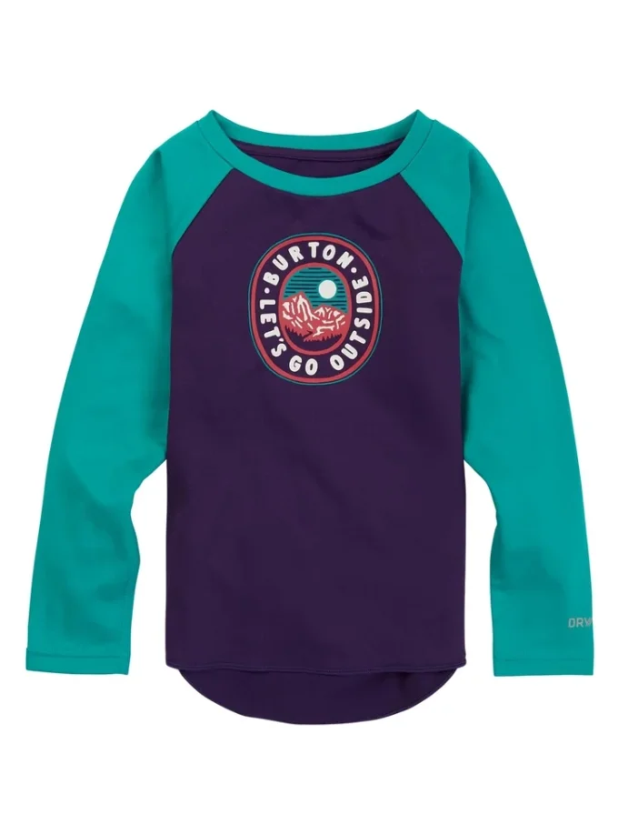 T-shirt technique Burton Midweight Base Layer pour tout-petits
