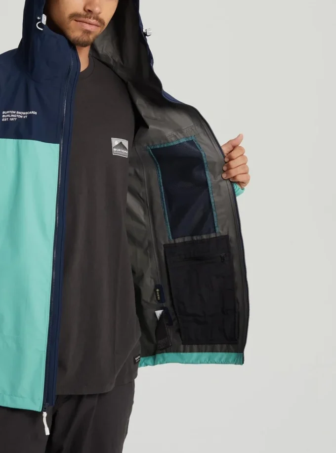 Veste de pluie Burton GORE-TEX Packrite pour homme Veste de pluie Burton GORE-TEX Packrite pour homme