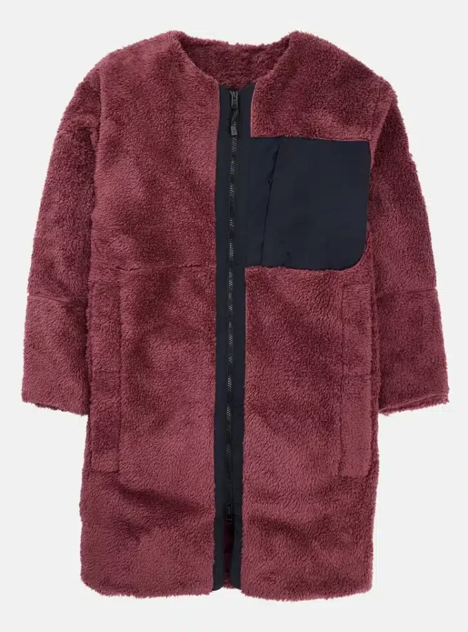 Veste polaire longue à fermeture éclair intégrale Burton Minxy pour femme (échantillon) Veste polaire longue à fermeture éclair intégrale Burton Minxy pour femme (échantillon)